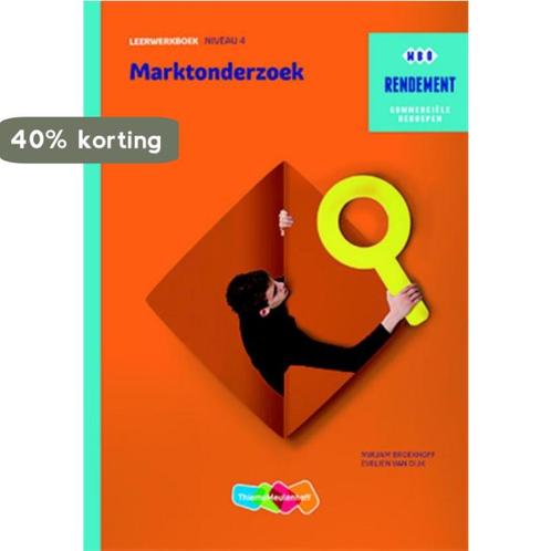 Marktonderzoek niveau 4 Leerwerkboek 9789006372311, Boeken, Schoolboeken, Zo goed als nieuw, Verzenden