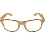 Bril Metallic Goud, Verzenden, Nieuw