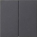 Gira Systeem 55 Dubbele Wip Schakelaar Leeg Antraciet -, Verzenden, Nieuw