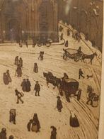 Richard Teschner (1879-1948) - Prag im Winter um 1910, Antiquités & Art