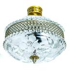 Plafondlamp - Messing, Kristal, Antiek en Kunst