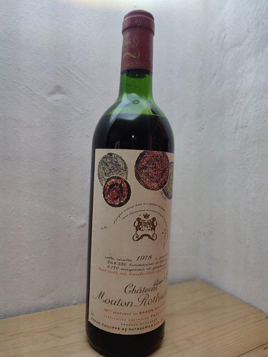 1978 Chateau Mouton Rothschild - Pauillac 1er Grand Cru, Verzamelen, Wijnen