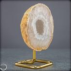 Achatdruse op standaard – Natuurlijk kunstwerk met