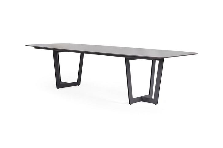 SUNS Palermo tuintafel met blad in bootvorm 320 x 116 cm, Tuin en Terras, Tuinsets en Loungesets