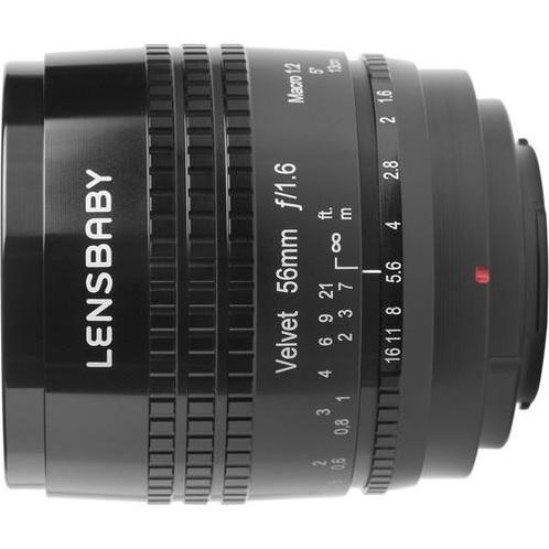 Lensbaby Velvet 56 Zwart Canon - OUTLET, Audio, Tv en Foto, Foto | Lenzen en Objectieven, Zo goed als nieuw, Verzenden
