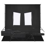 vidaXL Fotostudioset met verlichtingsset en achtergrond, Audio, Tv en Foto, Fotografie | Fotostudio en Toebehoren, Verzenden, Nieuw