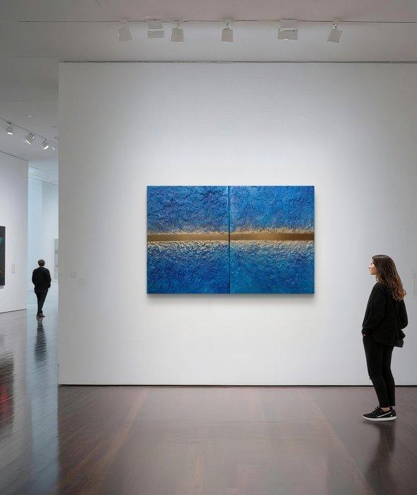 LeeJaimy - Blue Mirage XL, Antiek en Kunst, Kunst | Schilderijen | Modern