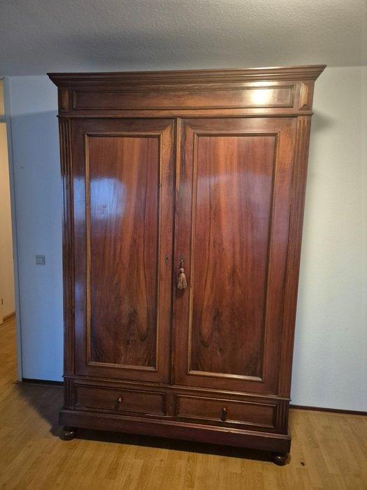 Kast - Walnoot - Strakke antieke twee deur, Antiek en Kunst, Antiek | Overige Antiek