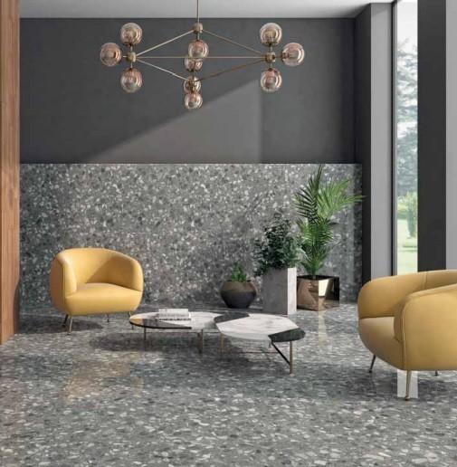 Venecia Antraciet hoogglans 90x180 vloertegel wandtegel, Doe-het-zelf en Bouw, Tegels, Ophalen of Verzenden