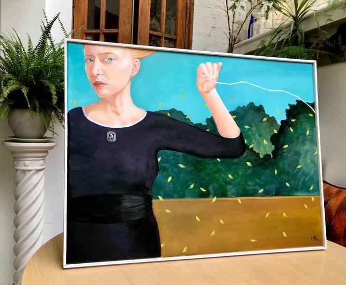 Valery Koroshilov - Windy Day, Antiquités & Art, Art | Peinture | Moderne