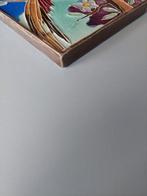 Tegel - Cloisonne tegel goudfazant - Westraven - 1930-1940, Antiek en Kunst