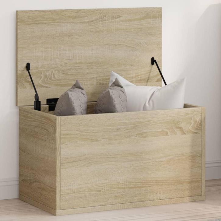 vidaXL Opbergbox 60x35x35 cm bewerkt hout sonoma, Huis en Inrichting, Kasten | Overige, Nieuw, Verzenden