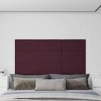 vidaXL Wandpanelen 12 st 2,16 m² 60x30 cm stof paars