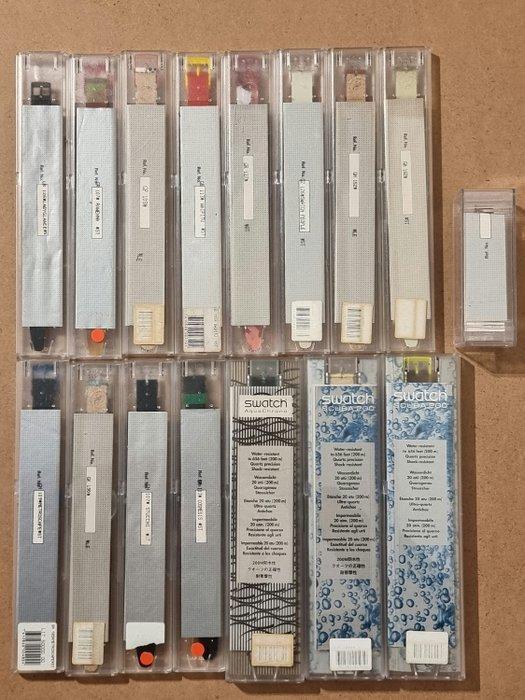 Swatch - Lotto di 16 Swatch da collezione anni 90 - Zonder, Handtassen en Accessoires, Horloges | Heren