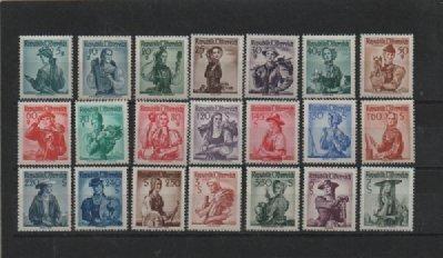 Oostenrijk 1948/1959 - Oostenrijk klederdrachten Tweede, Timbres & Monnaies, Timbres | Europe | Autriche