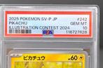 Pokémon - 1 Graded card - Pikachu 242/SV-P Carte exclusive, Hobby en Vrije tijd, Nieuw