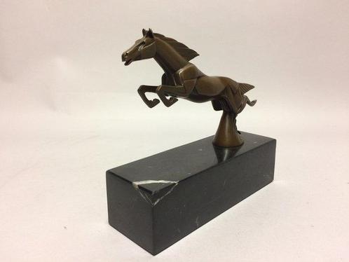 sculptuur, Paard in galop - 28 cm - Brons, Antiek en Kunst, Curiosa en Brocante