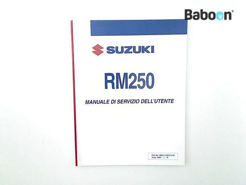 Livret dinstructions Suzuki RM 250 2001-2008 (RM250), Motoren, Onderdelen | Suzuki, Verzenden