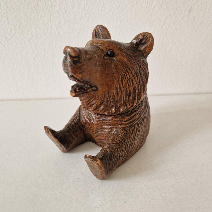 Inktpot - Black Forest w - Hout, Antiek en Kunst, Antiek | Overige Antiek