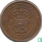 Nederlands-Indië 2½ cent 1857 (higher placed 7), Verzenden, Losse munt
