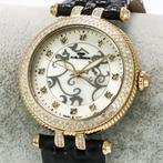 Murex - Swiss Diamond Watch - MUL530-GL-D-7 - Black strap -