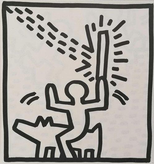 Keith Haring (1958-1990) - Magic Wand, 1982, Antiek en Kunst, Kunst | Schilderijen | Modern
