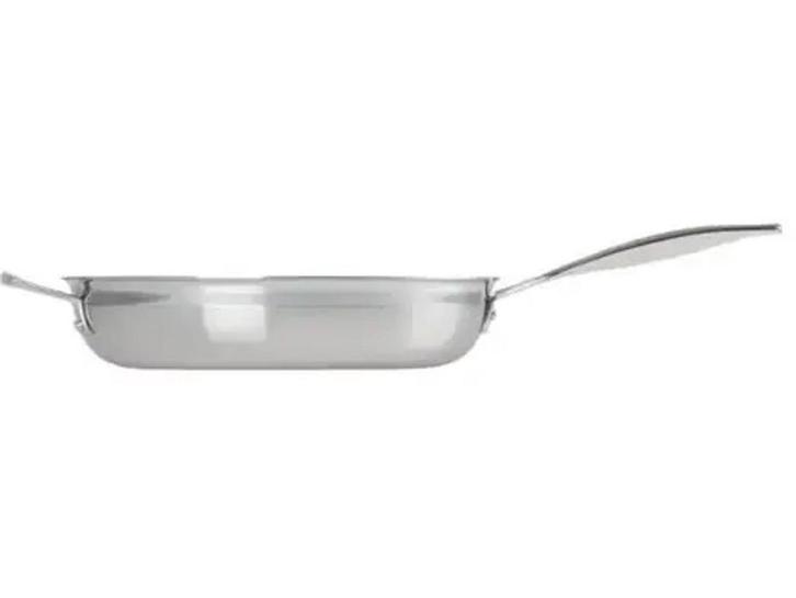 Le Creuset Magnetik Koekenpan - 28 cm - Tri-ply RVS - Zilver, Maison & Meubles, Cuisine | Casseroles & Poêles, Envoi