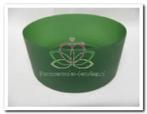 Actie taartvorm schaal donkergroen afmeting 18 x 8 cm., Nieuw