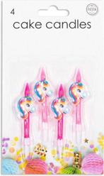 Bougies à gateau Licornes x4  Eenhoorn kaarsen, Hobby & Loisirs créatifs, Verzenden