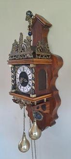 Horloge de Zaandam/Zaanse - Wuba/ Warmink - Antique Bois,, Antiek en Kunst, Antiek | Klokken