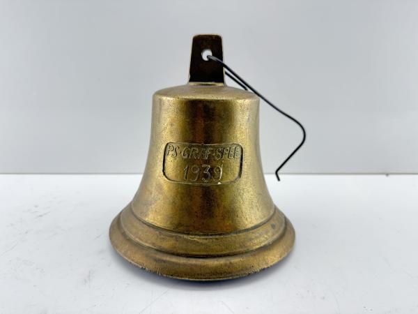Veiling - Messing herdenkingsbel “PS Graf Spee 1939” –, Verzamelen, Militaria | Tweede Wereldoorlog