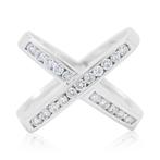 Ring - 18 karaat Witgoud -  0.63ct. tw. Diamant (Natuurlijk), Nieuw