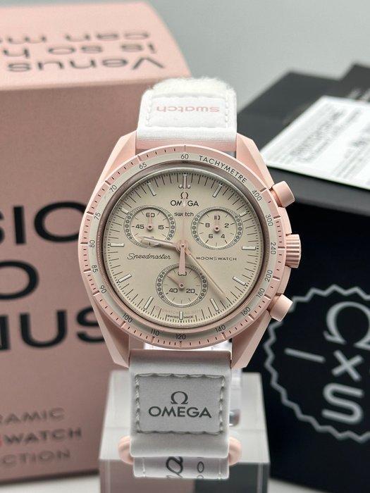 Omega x Swatch - MoonSwatch - Mission to Venus - Zonder, Handtassen en Accessoires, Horloges | Heren