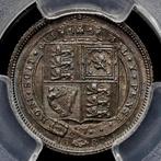 Koninkrijk Groot-Brittannië. Victoria. 6 Pence 1887 - PCGS, Postzegels en Munten