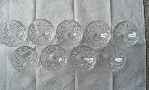 Champagneglas (9) - Kristal - Kristalunie van Lorraine, Antiek en Kunst, Antiek | Meubels | Tafels