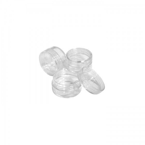 Plastic Potjes 5ml  Transparant     500 stuks, Sport en Fitness, Overige Sport en Fitness, Nieuw, Verzenden