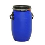 60L Dekselvat Spanring - Blauw - UN, Tuin en Terras, Regentonnen, Minder dan 75 liter, Ophalen of Verzenden, Nieuw, Kunststof