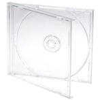 Jewel Case 1 cd Transparant 10 stuks, Verzenden