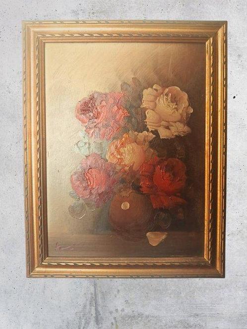 Italiaanse school (XIX) - Natura morta floreale, Antiek en Kunst, Kunst | Schilderijen | Klassiek