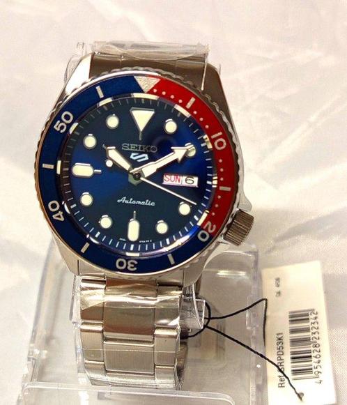 Seiko - Seiko 5 Automatic Day-Date - Zonder Minimumprijs -, Handtassen en Accessoires, Horloges | Heren