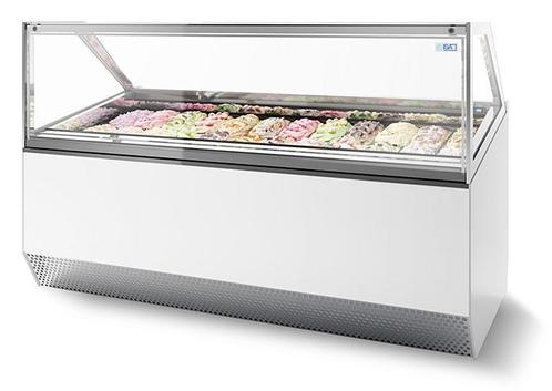 Schepijsvitrine Millenium 18, Zakelijke goederen, Horeca | Keukenapparatuur, Koelen en Vriezen, Verzenden