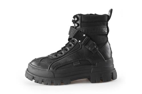 Buffalo Veterboots in maat 39 Zwart | 5% extra korting, Kleding | Dames, Schoenen, Zwart, Zo goed als nieuw, Overige typen, Verzenden