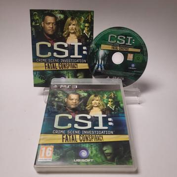 CSI: Crime Scene Investigation Fatal Conspiracy PS3, Ophalen of Verzenden