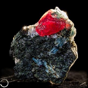 Zeldzame robijnkristal in matrix onverwerkt - Tanzania, Wiza beschikbaar voor biedingen
