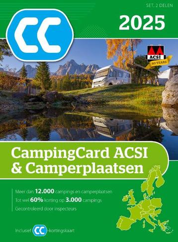 CampingCard ACSI & Camperplaatsen 2025 / ACSI Campinggids, Verzenden, ACSI
