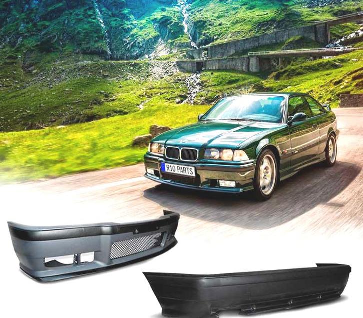 KIT CARROSSERIE BMW E36 LOOK M3 PARE-CHOCS FRONTAL + ARRIÈRE, Autos : Pièces & Accessoires, Carrosserie & Tôlerie, Envoi