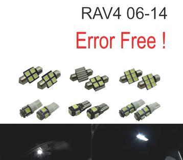 Kit 6 Ampoules Led Intérieur Pour Toyota Rav4 06-14, Verzenden