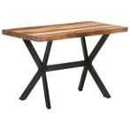 vidaXL Table de salle à manger 120x60x75 cm Bois avec, Huis en Inrichting, Verzenden