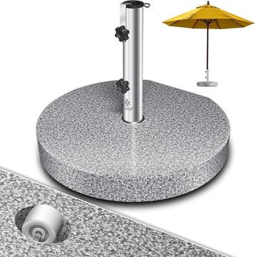KESSER® Graniet parasolstandaard met roestvrijstalen buis, h beschikbaar voor biedingen