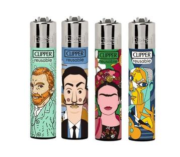 Clipper Aansteker - Classic Artists       4 aanstekers